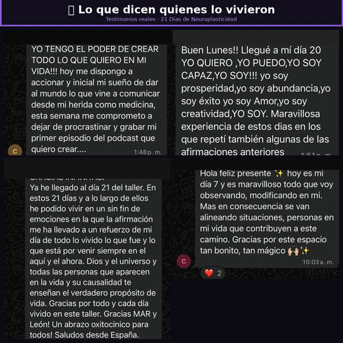 Reprograma tu mente en 21 días - Taller de Neuroplasticidad